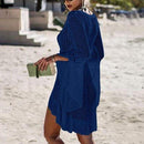Crochet Cover Up Dress, iBuyXi.com online shopping store for women clothing, bohemian dress, handmade crochet dress, bikini cover up, beach dress, pool party dress, stylish crochet dress, fashionista dress