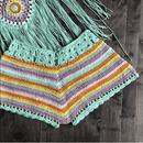 Crochet Tassel Bikini Suit Knitted Swimsuit Halter Bra Tassel Top Stripe Shorts Biquini 2 Piece Set Summer Beach Bathing Suit, iBuyXi.com, beach dresses, bikini sets, summer collection, women clothing