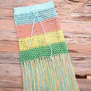 Women's Beach Cover-Up Fashion Tunic Bandage Bathing Suits Crocheted Rainbow Print With Hollow Out Fringe Bikini Skirt Dress,Pay with Affirm to get 4 interest-free payments for eligible products. Visit iBuyXi.com and shop from a unique selection of products.