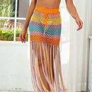 Women's Beach Cover-Up Fashion Tunic Bandage Bathing Suits Crocheted Rainbow Print With Hollow Out Fringe Bikini Skirt Dress,Pay with Affirm to get 4 interest-free payments for eligible products. Visit iBuyXi.com and shop from a unique selection of products.