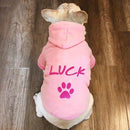Custom Dog Cat Clothes, Pet Hoodie Jersey, Personalized Name Number Hoodies Clothes for Small Large Dogs, Sweat Shirt,  iBuyXi.com