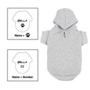 Custom Dog Cat Hoodie Clothes, French Bulldog Puppy Dog Coat, Sweatshirt Cotton, Winter Dog Cat Clothing Shirt, Chihuahua Yorkshire, Pet Clothes Funny Heart Cat Clothes Puppy Hoodies for Dogs Cats, iBuyXi.com