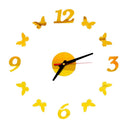 DIY 3D Mirror Wall Clock - iBuyXi.com