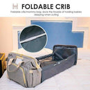 3 In 1 Diaper Bag With Changing Bed, Baby Diaper Changing Bag, Visit iBuyXi.com for Online Shopping and Shop the Unique Selection, Mommy Baby Bag, Travel Diaper Backpack, Foldable Bed Baby Diaper Bag, Stroller Foldable Diaper Bag, Mini Crib Diaper Bag, Multifunction Baby Foldable Crib.