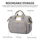 3 In 1 Diaper Bag With Changing Bed, Baby Diaper Changing Bag, Visit iBuyXi.com for Online Shopping and Shop the Unique Selection, Mommy Baby Bag, Travel Diaper Backpack, Foldable Bed Baby Diaper Bag, Stroller Foldable Diaper Bag, Mini Crib Diaper Bag, Multifunction Baby Foldable Crib.