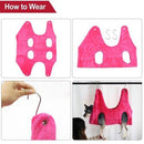 Dog Cat Hammock Soft Flannel Pet, Grooming Restraint Bag, Hammock for Small and Medium Dogs, with 2 Hooks, Blue S, iBuyXi.com