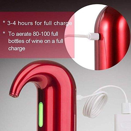 3 in 1 Electric Wine Pourer, Visit iBuyXi.com for Online Shopping and Shop the Unique Selection, Wine Aerator, Wine Dispenser, USB Rechargeable Wine Decanter, Wine Accessories, Gift Idea, Home Bar
