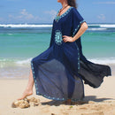 Embroidery Women Bikini Cover Ups, iBuyXi.com, Bikini Cover Up, Women Clothes, Summer collection, beach dress, swimsuit cover up, cocktail dress, beach party dress, casual beach dress, bohemian dress