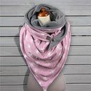 Solid Dot Printing Button Soft Wrap Scarf, iBuyXi.com, Online shopping store, women clothing, winter scarf, stylish shawl, free shipping, wrap scarf, casual design scarf