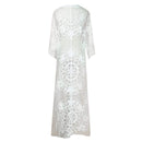Floral Lace Patchwork Kimono Beach Cover Up - iBuyXi.com