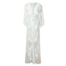 Floral Lace Patchwork Kimono Beach Cover Up - iBuyXi.com