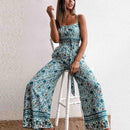 Floral Print Sling Crop, Top Loose Straight, Long Pant Set, Women 2 Piece Summer Long Pants, Set with Pockets, loral Halter Crop Tank Top, Wide Leg Pants Bell Bottoms, iBuyXi.com
