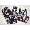 Floral Print Sports Yoga Gym Fitness Set. Visit iBuyXi.com for Online Shopping and Shop the Unique Selection, Floral Print Sports Yoga Set Gym Fitness Running Tracksuit Fashion Bra Top Leggings Set Jogging Dance Workout Clothing, Sport, Gym, Gym Set.
