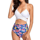Floral Push Up Padded Bra High Waisted Bathing suit , iBuyXi.com, tankini set, summer collection, summer outfits, swimwear, bathing suits, unique design bathing suit, Brazilian style swimwear 