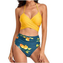 Floral Push Up Padded Bra High Waisted Bathing suit , iBuyXi.com, tankini set, summer collection, summer outfits, swimwear, bathing suits, unique design bathing suit, Brazilian style swimwear 