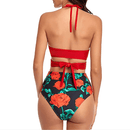 Floral Push Up Padded Bra High Waisted Bathing suit , iBuyXi.com, tankini set, summer collection, summer outfits, swimwear, bathing suits, unique design bathing suit, Brazilian style swimwear 