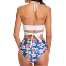 Floral Push Up Padded Bra High Waisted Bathing suit , iBuyXi.com, tankini set, summer collection, summer outfits, swimwear, bathing suits, unique design bathing suit, Brazilian style swimwear 