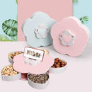 Flower Shape Rotating Candy Storage Box, household online shopping, iBuyXi.com, table decoration, living room decoration, living room table accessories, nuts table holder