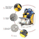 Foldable Baby Chair And Diaper Bag, Visit iBuyXi.com for Online Shopping and Shop the Unique Selection, Baby Shower Gift Idea, Mommy Baby, Toddler multifunction diaper bag, Baby Shower, New Mommy Gift Idea, New Mommy, Mom To Be, Baby Chair Diaper Bag.