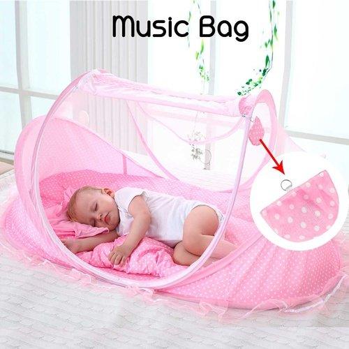 Portable Baby Mosquito Nets Bed, Folding Baby Bedding Crib, Netting Mattress Pillow Suit, Music Bag For Children, Tent Cradle Bed, iBuyXi.com, Online shopping store, Mommy Baby Collection, Mother to be, Baby Shower gift, Git Idea, Free Shipping  