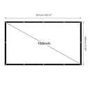 150'' Portable Foldable Projector Screen 16:9 HD Home Theater Outdoor 3D Movies, , iBuyXi.com - Shop Unique Selection Of Products, Online shopping store,