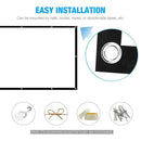 150'' Portable Foldable Projector Screen 16:9 HD Home Theater Outdoor 3D Movies, , iBuyXi.com - Shop Unique Selection Of Products, Online shopping store,