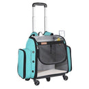 Foldable Transparent Breathable Traveling Cat Carrier With Water Supply, ibuyxi.com