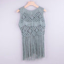 Fringe Lace Tassels Beach Cover Up With Cape Tops And Blouses Ideal To Wear As Swimsuit Cover-Up. - ibuyxi.com