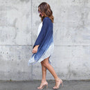 Gradient Printed Chiffon Bikini Cover Up, iBuyXi.com, Bikini Cover Up, Women Clothes, Summer collection, beach cover up, chiffon dress, bikini cover up, women clothing