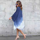 Gradient Printed Chiffon Bikini Cover Up, iBuyXi.com, Bikini Cover Up, Women Clothes, Summer collection, beach cover up, chiffon dress, bikini cover up, women clothing