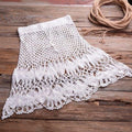 Off Shoulder Knitted Crochet Along With Crop Top And Skirts which comes in 2 Piece Set and highly recommend for Summer and Beachwear. iBuyXi.com