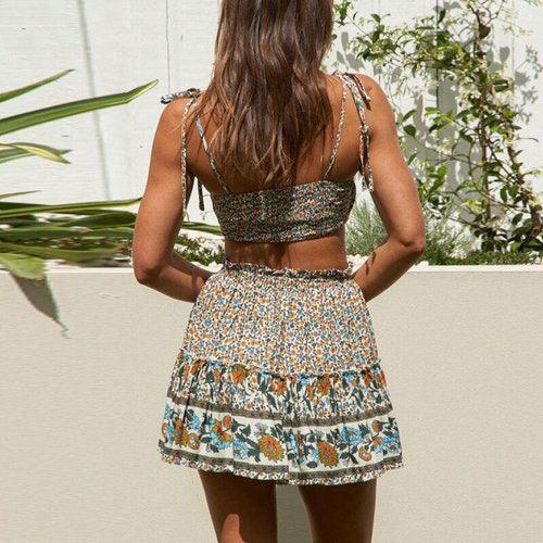 Bohemian Floral Print Camisole Top Ruffles Mini Skirt Set, Embroidery Floral Long Sleeve Casual Long, Neck Long Sleeve Chain Print Retro Vintage Dress, Belted Maxi, V Neck High Waist Short Mini Dress, Long Sleeve Solid, Irregular Dress Tunic Mini Dress, Women Clothing ,iBuyXi.com