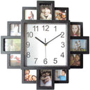 Modern Design Photo Frame With Wall Clock