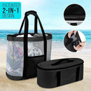 Camping Mesh Tote Bag, iBuyXi.com, Accessories, Camping, Patented 2 in 1 Design Tote Bag, Picnic Bag, Outdoor Bag, Beach Bag