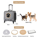 Pet Traveling Carrier Trolley Case With Space Capsule, iBuyXi.com