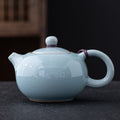 Handmade Ceramic Teapot Manual Ice Crack Split Teapot Set, ibuyxi.com