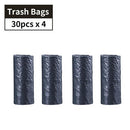 Alloy Car Trash Can Auto Organizer Storage Bag