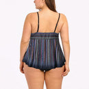 Plus Size Ethnic Tankini, iBuyXi.com, Plus size women swimsuits, summer collection, women fashion, tankini set, plus size cute tankini, plus size clothing, beachwear, bikini set plus size