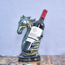 Resin Horse Head Wine Rack Home Decor