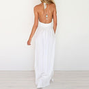 Bohemian Lace Hollow Out Backless Maxi Dress, iBuyXi.com, Women clothing, women summer outfits, maxi dresses, bohemian dress, beach long dress, crochet dress, lace dress