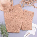 Crochet High Waist Fishnet Swimsuit Cover Up Pant, iBuyXi.com