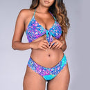 Butterfly Floral Printed Bikini, iBuyXi.com, women beachwear, Brazilian bikini, cute colorful bikini, women swimsuits, summer outfit, bikini set for sale, blue bikini, butterfly bikini 