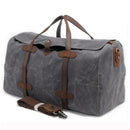 Vintage Wax Canvas Luggage Handbag Duffel Bag, ibuyxi.com