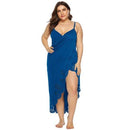 Plus Size Long Dress, Tunic Beachwear, Swimwear Beach Cover Ups, Swimming Suit Bikini Cover Up - iBuyXi.com