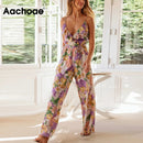 Boho V-Neck Floral Print Sleeveless Backless Ruffle Jumpsuits,Loose Maxi, Spring Dress Beading Pleated Wide Leg V-Neck High Waist Lace Up Jumpsuit,Boho Floral Print Deep V-Neck Butterfly Mini Dress,Elegant Party Dress Belted Loose Oversized Plus Size Women Clothing ,iBuyXi.com