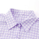 Plaid Ruffles Loose A-Line Shirt Dress, iBuyXi.com