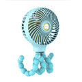 Mini Portable Hanging Adjustable Handheld, Baby Car Fan with Flexible Tripod Attachable to Stroller, Student Bed, Battery Operated Desk Fan with USB Port, USB Charging Fan Cooler iBuyXi.com