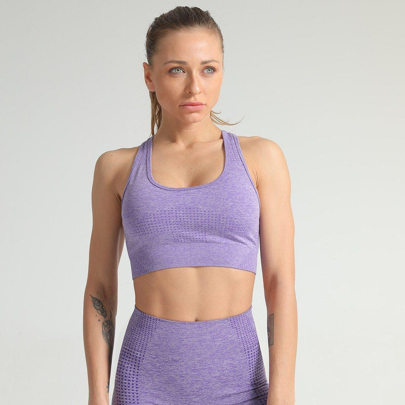 Purple Seamless Yoga Suit. Shop Online at iBuyXi.com, Yoga suit, training outfit, fitness clothes, women clothing, women sporting goods, sports bra, training bra, fitness suit, purple tops and bottom, yoga suit, yoga tops, yoga bottom, yoga shirt, leggings, fitness clothes