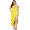Plus Size Long Dress, Tunic Beachwear, Swimwear Beach Cover Ups, Swimming Suit Bikini Cover Up - iBuyXi.com