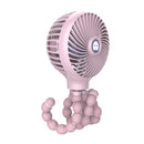 Mini Portable Hanging Adjustable Handheld, Baby Car Fan with Flexible Tripod Attachable to Stroller, Student Bed, Battery Operated Desk Fan with USB Port, USB Charging Fan Cooler iBuyXi.com